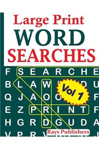 Large Print Word Searches Vol 1