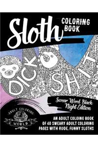 Sloth Coloring Book