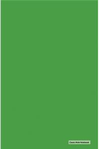 Classic Mole Notebook - Soild Green Cover