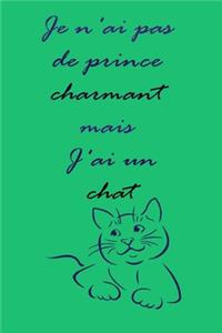 Je n'ai pas de prince charmant mais J'ai un chat