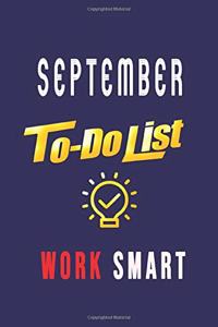 September To do List Notepad