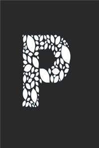 The Letter P from Leafs for nature lovers Journal