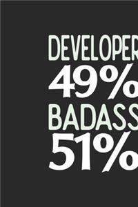 Developer 49 % BADASS 51 %