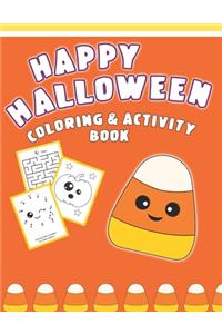 Happy Halloween Coloring And Activity Book