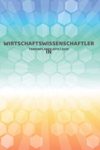 Wirtschaftswissenschaftlerin Terminplaner 2019 2020