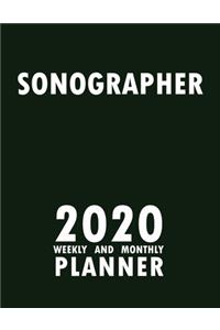 Sonographer 2020 Weekly and Monthly Planner