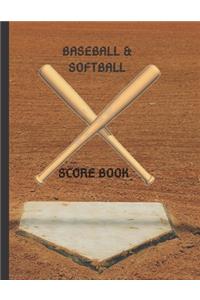 Baseball & Softball Score Book