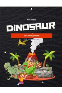 Dinosaur Coloring Books For Kids Ages 4-8