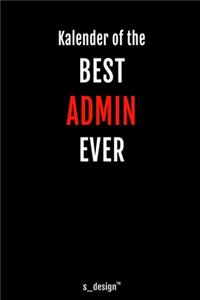 Kalender für Admins / Admin