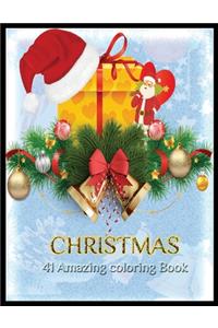 CHRISTMAS 41 Amazing Coloring Book