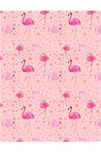 Flamingo Notebook - Wide Ruled