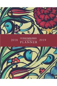 2018 2019 Stone Paper Press Planner