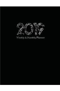 2019 Weekly and Monthly Planner