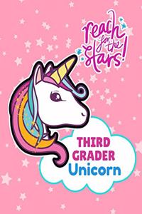 Reach For the Stars Third Grader Unicorn