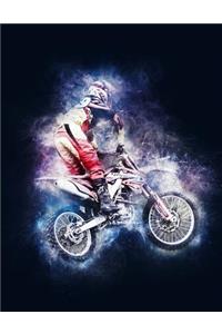 Motocross Sketchbook: Motocross Bordered Sketchbook for Kids. Funny Motocross Drawing Book for Boys and Girls (Blank Bordered Sketchbooks)150 Pages Large 8.5x11 Motocross Sketch Paper Book
