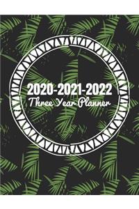 2020 - 2021 - 2022 Three Year Planner