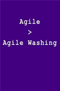 Agile > Agile Washing