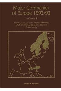 Major Companies of Europe