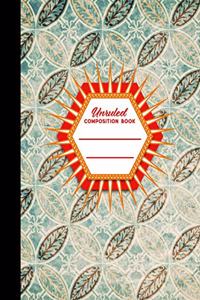 Unruled Composition Book
