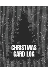 Christmas Card Log