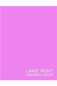 Large Print Address Book