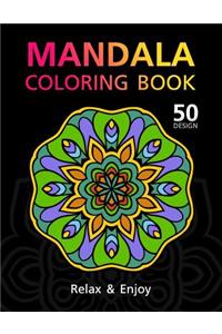 Mandala Coloring Book 50 Design