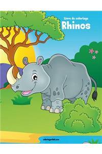 Livre de coloriage Rhinos 1