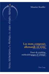 Les Mots Composés Allemands En Texte
