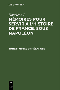 Notes Et Mélanges