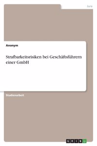 Strafbarkeitsrisiken bei Geschäftsführern einer GmbH