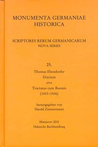 Thomas Ebendorfer, Diarium Sive Tractatus Cum Boemis (1433-1436)