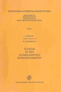 Glossar Zu Den Altakkadischen Konigsinschriften