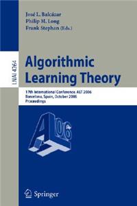 Algorithmic Learning Theory