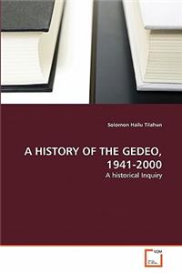 History of the Gedeo, 1941-2000