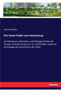 letzte Puller von Hohenburg