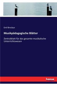 Musikpädagogische Blätter