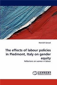 Effects of Labour Policies in Piedmont, Italy on Gender Equity