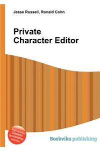 Private Character Editor