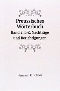 Preussisches Worterbuch
