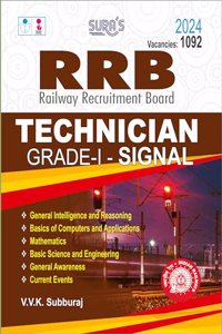 SURA`S RRB Technician Grade - I - Signal Exam Book Guide in English Medium - Latest Updated Edition 2024