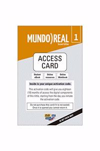 Mundo Real 2nd Edition Lv1 Student 1 Year Digital Access Code (Std. eBook + Eleteca + Ow)