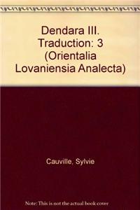 Dendara III. Traduction