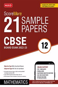 ScoreMore 21 Sample Papers CBSE Boards ? Class 12 Mathematics