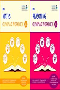 Reasoning and Maths Olympiad Workbook Combo - Class 4