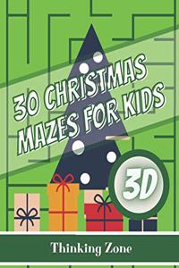 30 Christmas Mazes for Kids