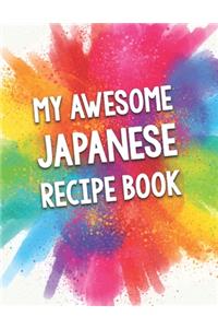 My Awesome Japanese Recipe Book