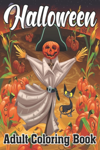 Halloween Adult Coloring Book