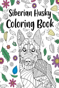 Siberian Husky Coloring Book