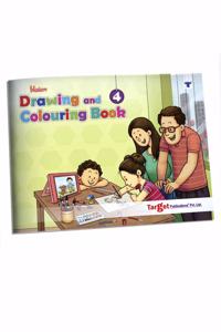 Blossom Drawing And Colouring Activity Books For Kids | Step By Step Drawing Instructions And Coloring Practice Book 4 | Colouring Book For 7+ Year Old [Paperback] Content Team At Target Publications