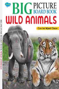 Big Picture Board Book Wild Animals | Can Be Wiped Clean